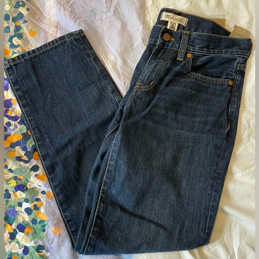 Madewell Lowrise Vintage Straight Jeans Size 26